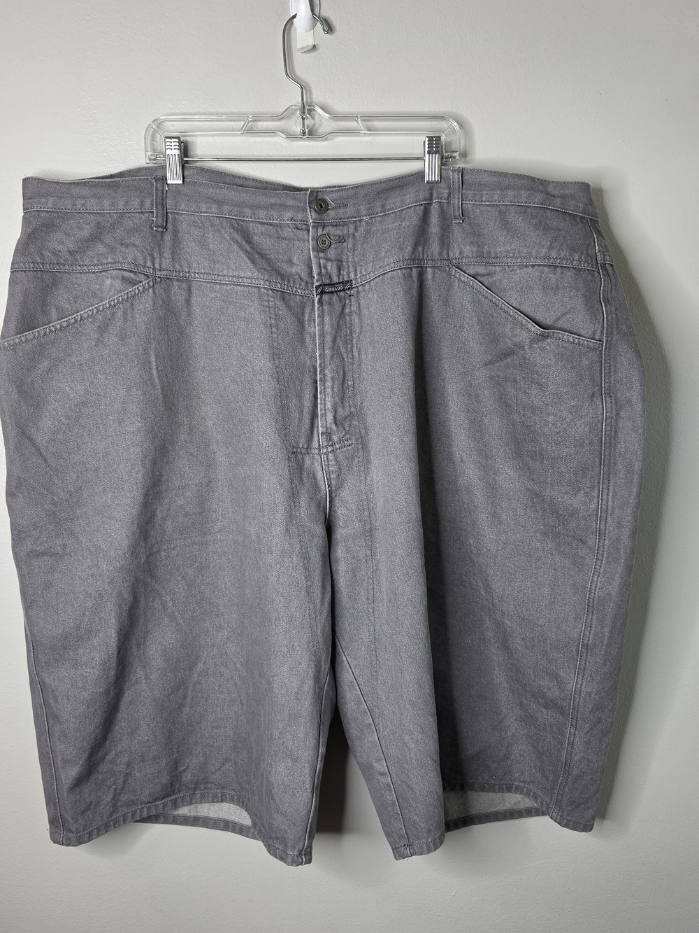 Vintage 90's Marithe Francois Girbaud Gray Denim Shorts